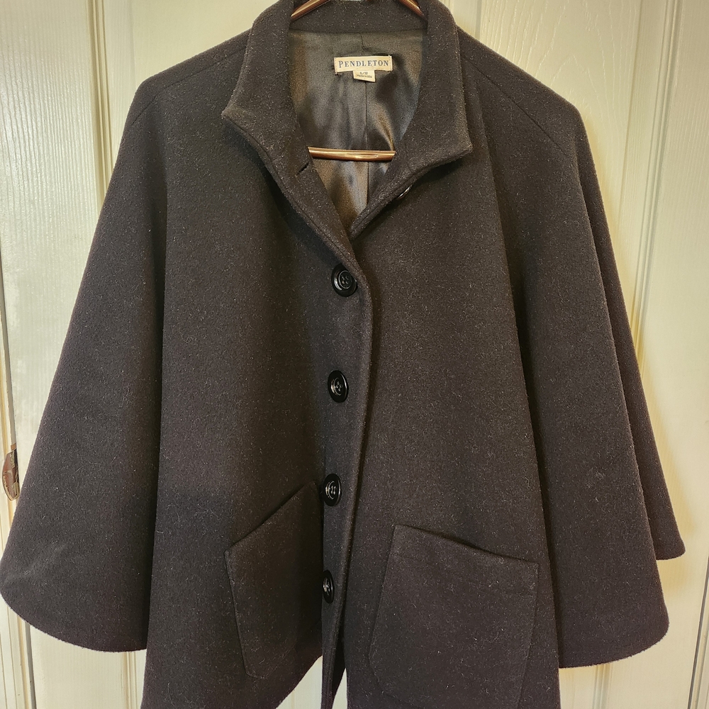 Pendleton Women's Black Cape Jacket - image 1